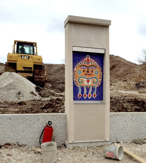 Example of a school beautification project